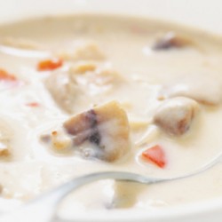 soupe crémeuse au champignon